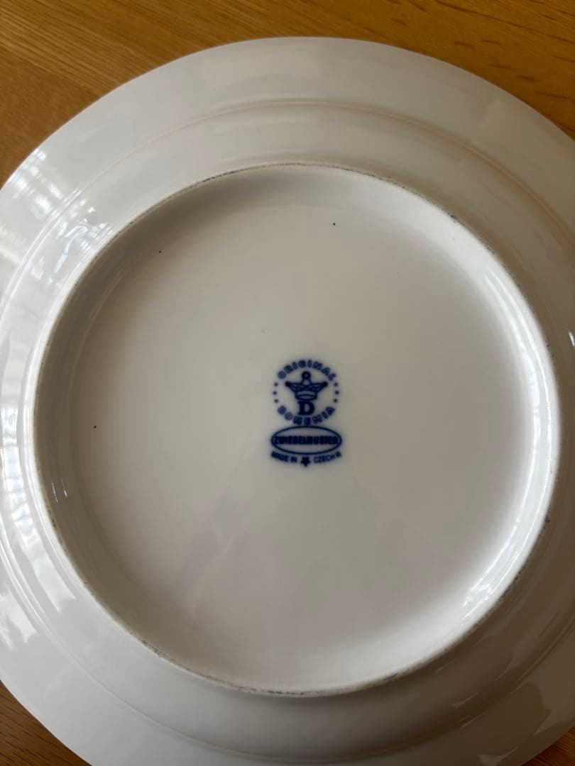 【カールスバード】ブルーオニオン 6枚セット 約24cm