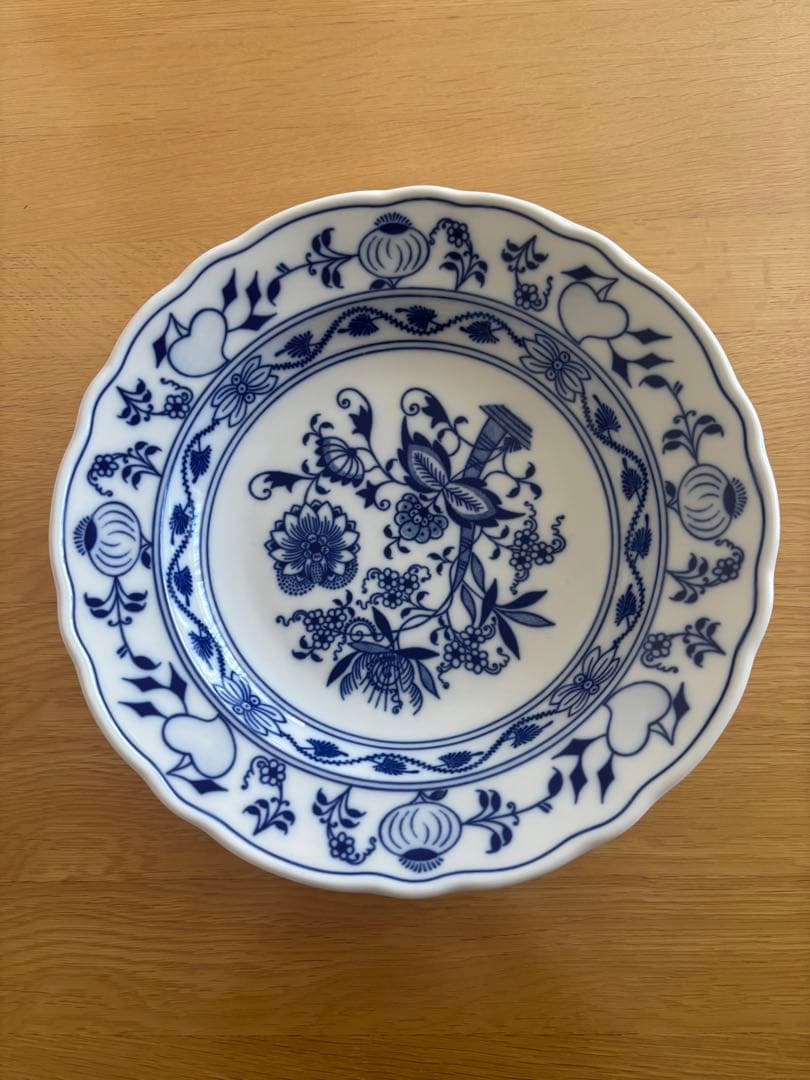 【カールスバード】ブルーオニオン 6枚セット 約24cm