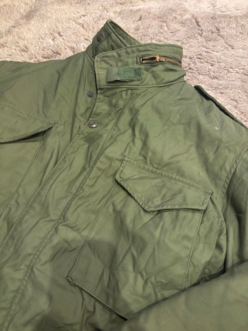 良好　80s M-65 フィールドジャケット米軍実物 ALPHA ライナー付き