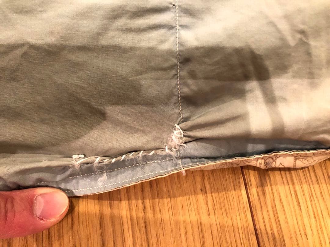 大阪西川　グースダウン（手詰み）90%以上 超長綿100%