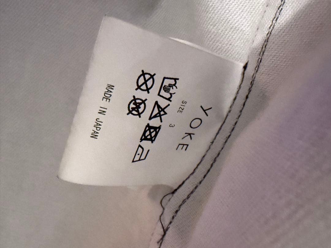 YOKE レザー切替カットオフ　カバーオール size3