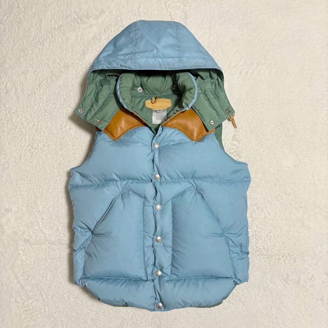 ヒステリックグラマー×ロッキーマウンテン ダウンベスト フード付き S 美品