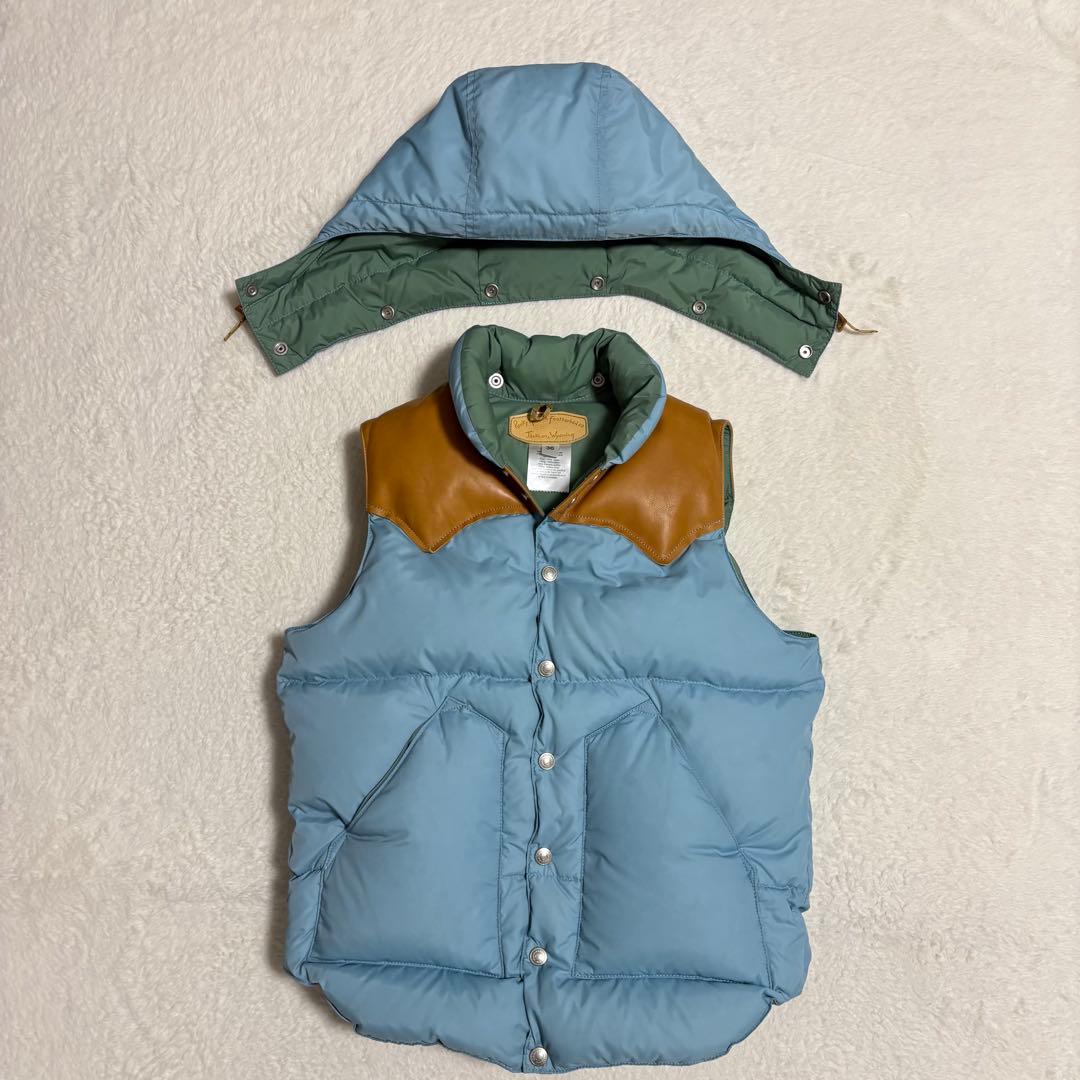 ヒステリックグラマー×ロッキーマウンテン ダウンベスト フード付き S 美品