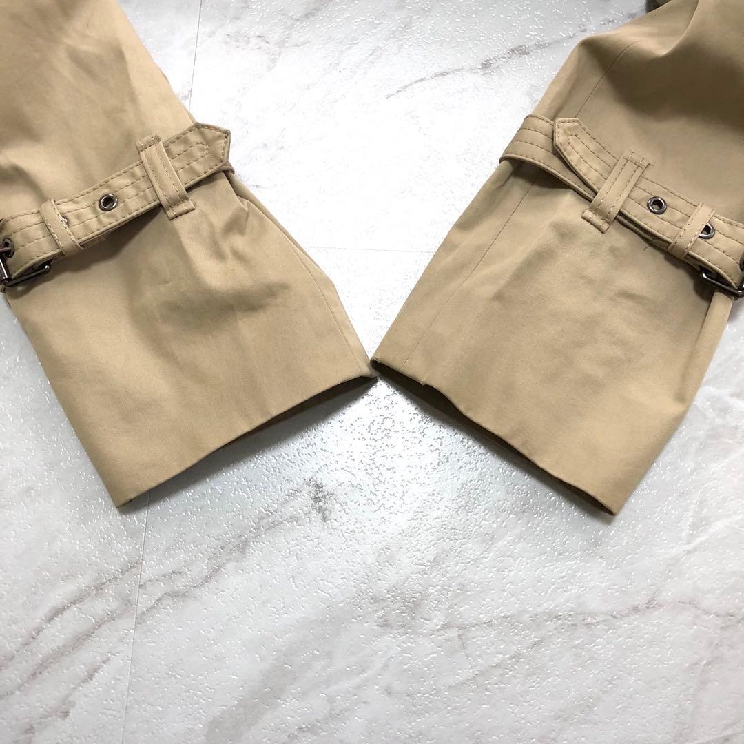 ✨美品✨バーバリーブルーレーベル トレンチコート メガチェック ベルト Lサイズ