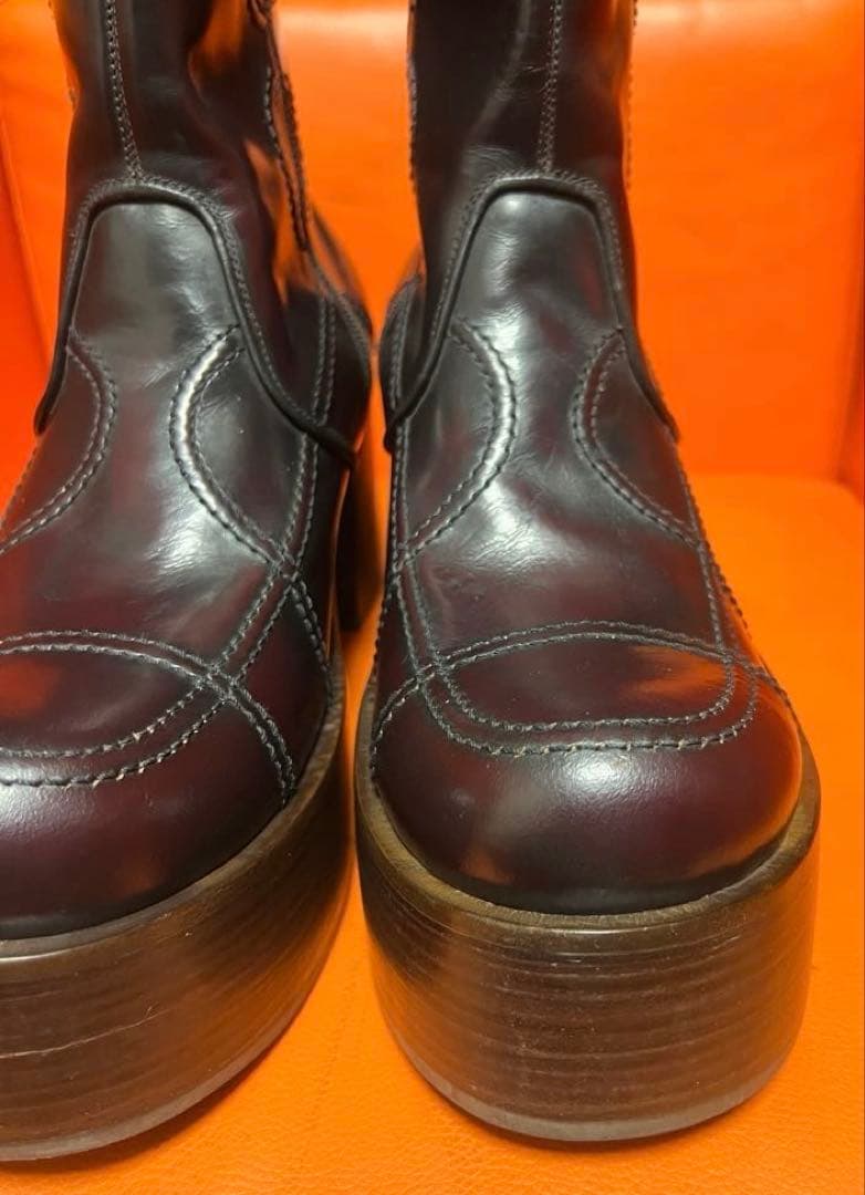 whoop-de-doo フープディドゥ　厚底ヒール　ワイン　アーカイブ