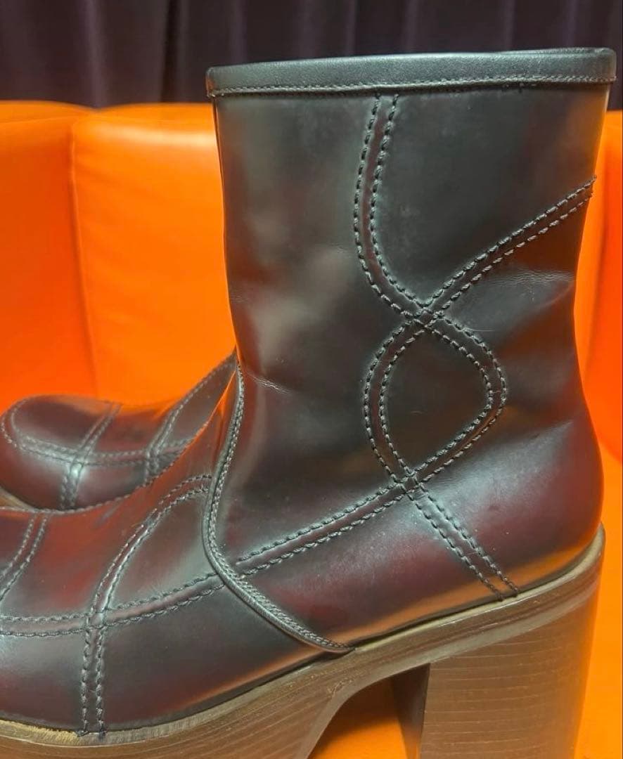 whoop-de-doo フープディドゥ　厚底ヒール　ワイン　アーカイブ