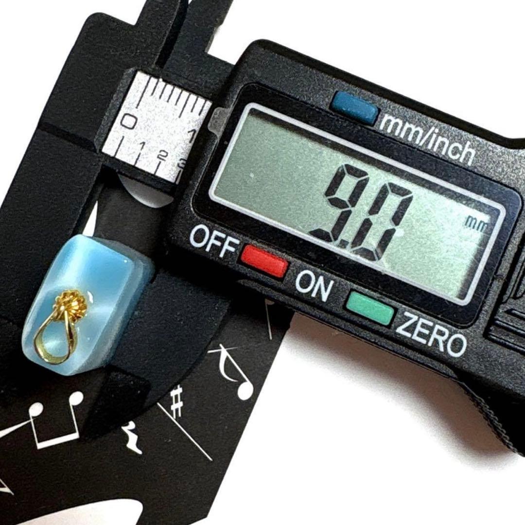 明日以降22,000円　最高品質　天然石　ラリマー　ペンダント　レクタングル