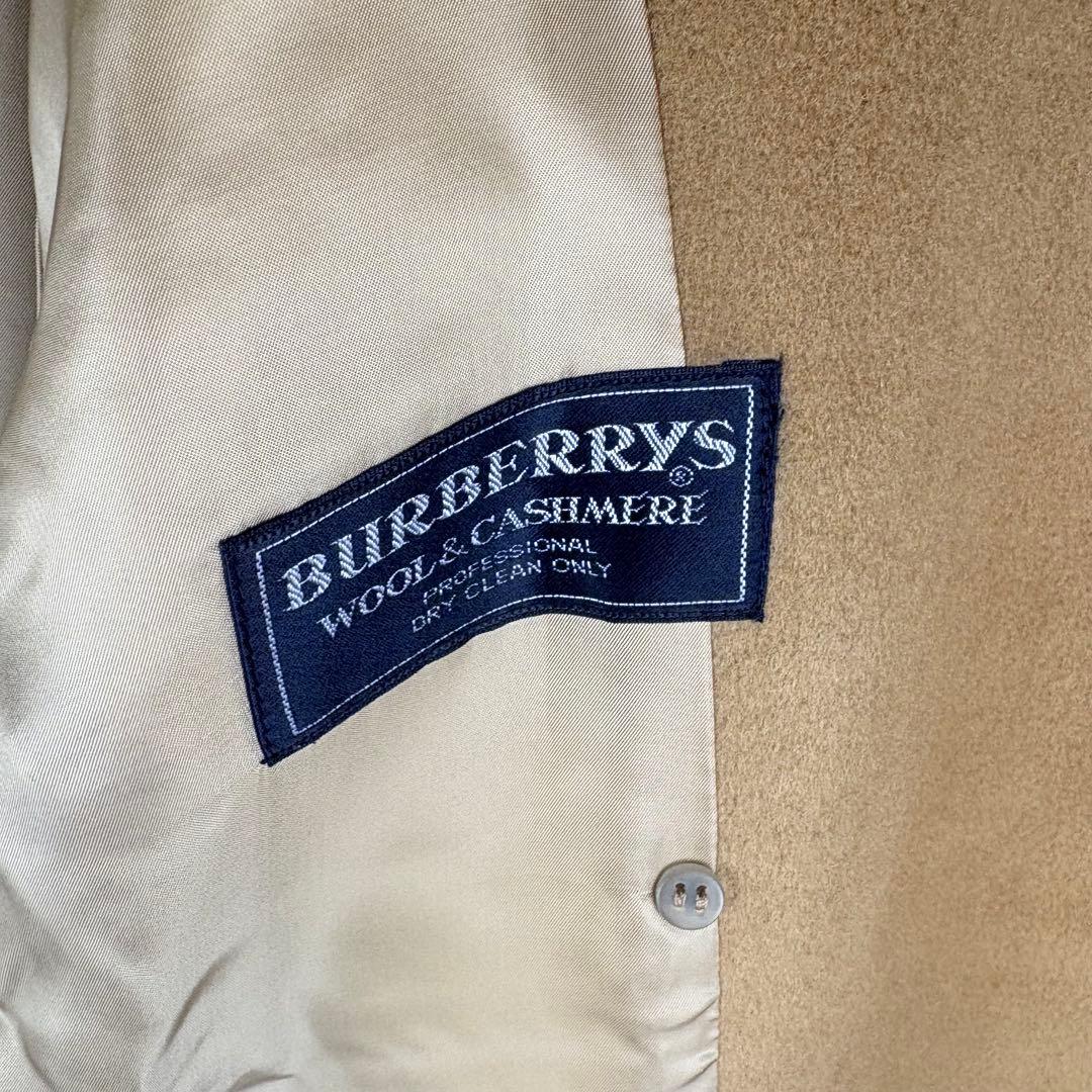バーバリー　BURBERRY カシミヤ混　　ダブルブ　チェスター　コート　9