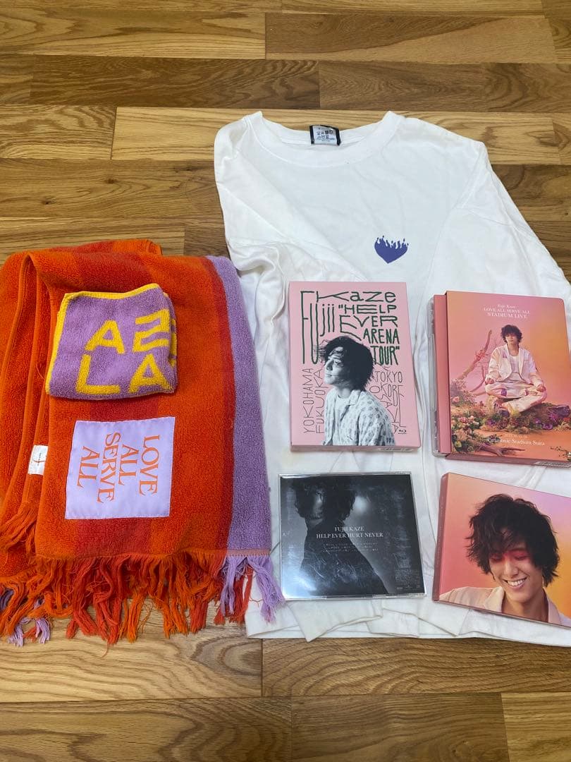 【限定値下げ】藤井風　燃えよTシャツMサイズ DVDアルバムグッズなど7点セット