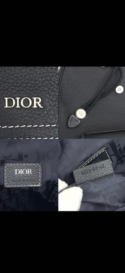 極美品⭐️DIOR ディオール サドル バックパック レザー ブラック