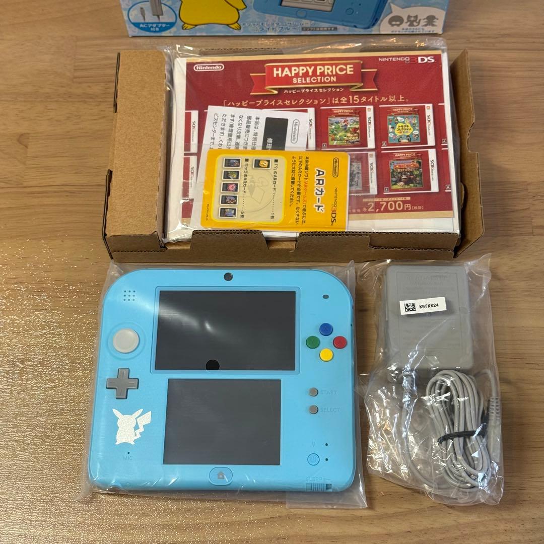 6-113【ほぼ未使用】ニンテンドー2DS ポケットモンスター サン・ムーン