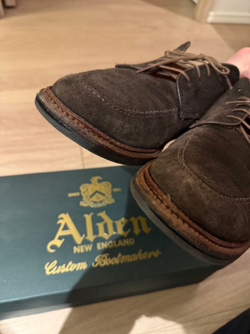 ALDEN(オールデン) 革靴　メンズ　スエード　短靴