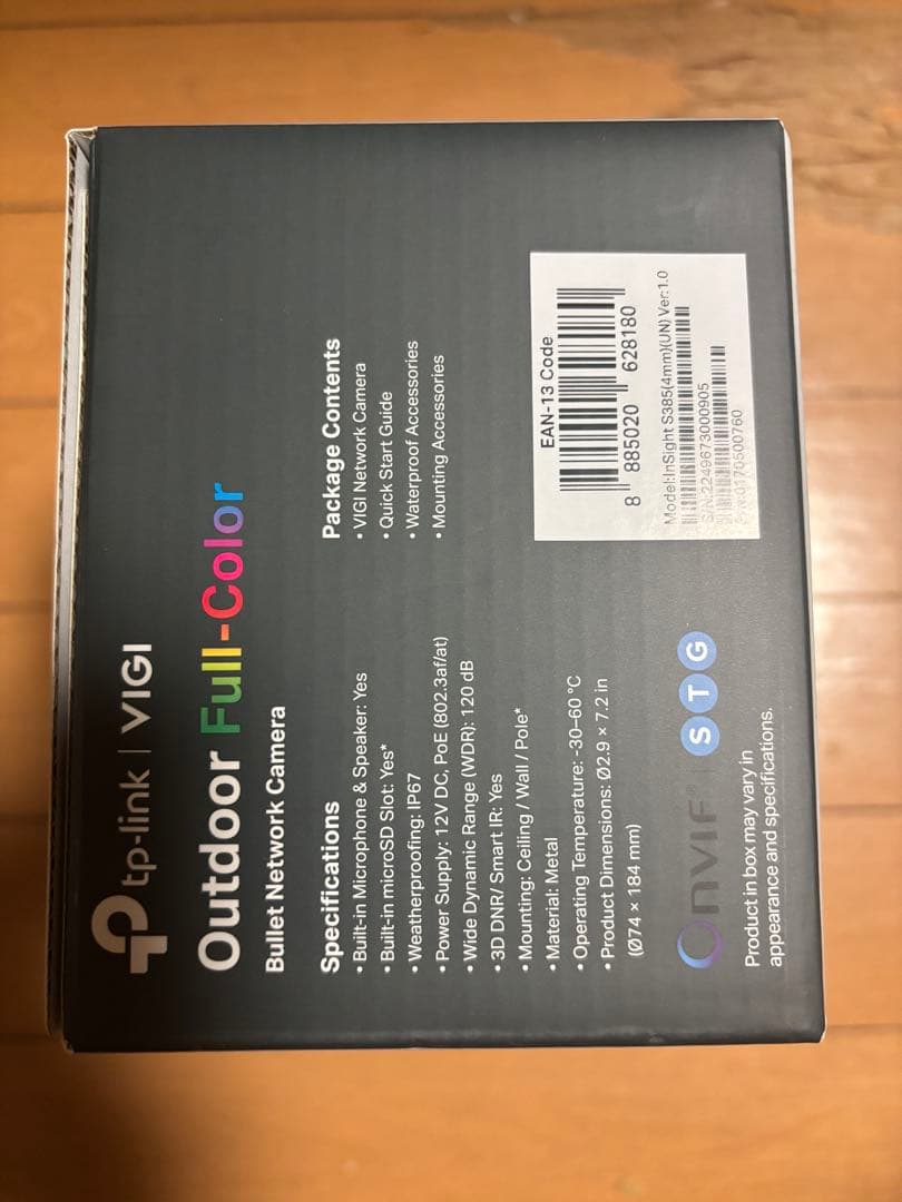 tp-link Insight S385(4mm) 屋外用　フルカラー4K