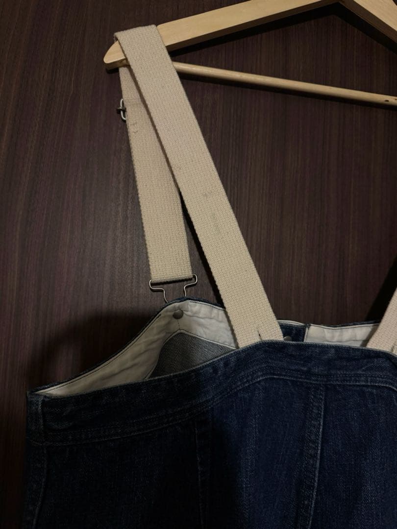 nest Robe デニムデッキサロペット