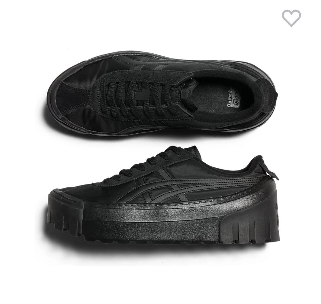 オニツカタイガー☆DELEGATION CHUNK ブラック×ブラック