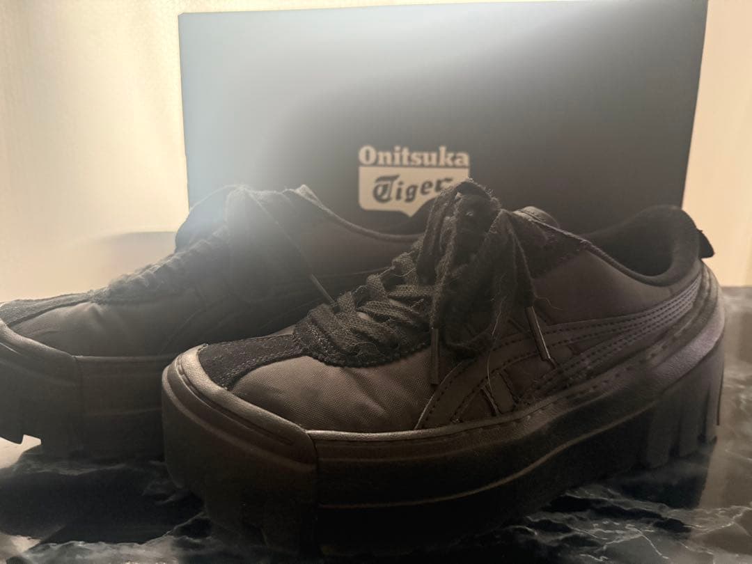 オニツカタイガー☆DELEGATION CHUNK ブラック×ブラック