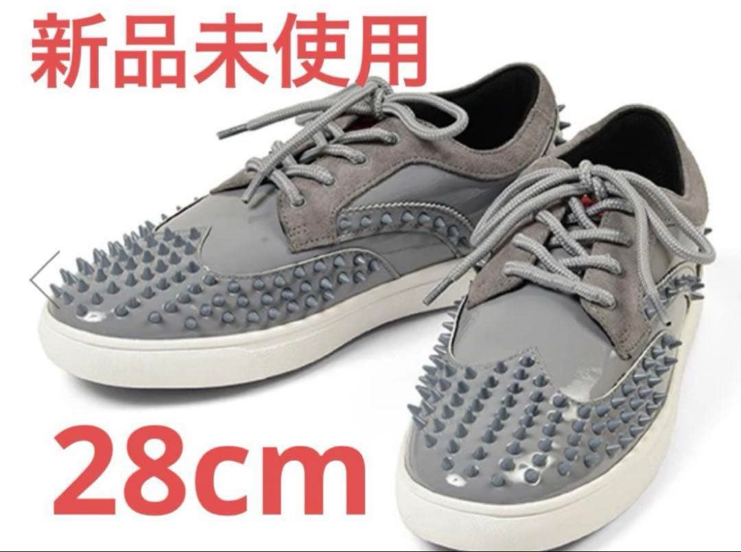 新品 ラッセルノ Russeluno スタッズ ゴルフ シューズ 28cm