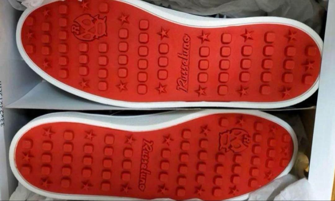 新品 ラッセルノ Russeluno スタッズ ゴルフ シューズ 28cm