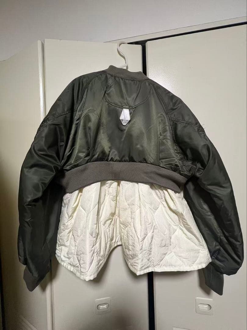 MA-1 フライトジャケットommo PEPLUM QUILTING MA-1