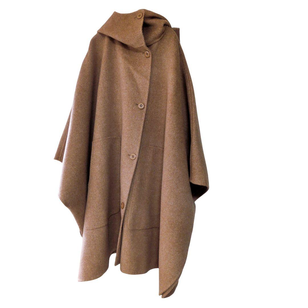 美品✨️RNA-N J1999 リバーポンチョ ケープコート 上質ウール 近年