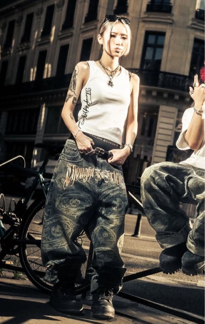 ThoughtWeFriends タンクトップ ブラック