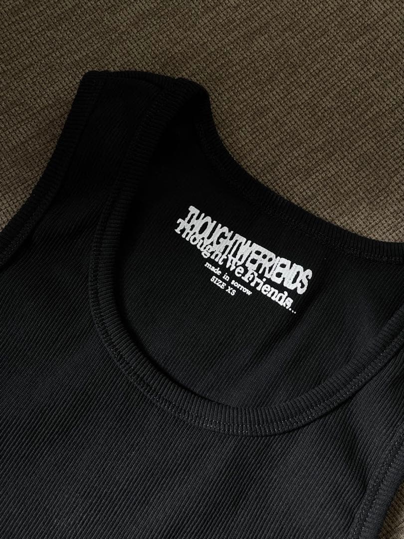 ThoughtWeFriends タンクトップ ブラック