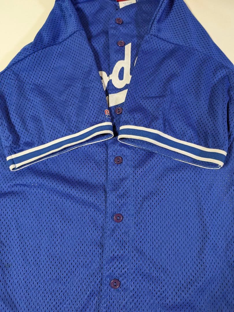 酒　90s USA製 マジェスティックドジャース 野茂英雄 ユニフォームＬ