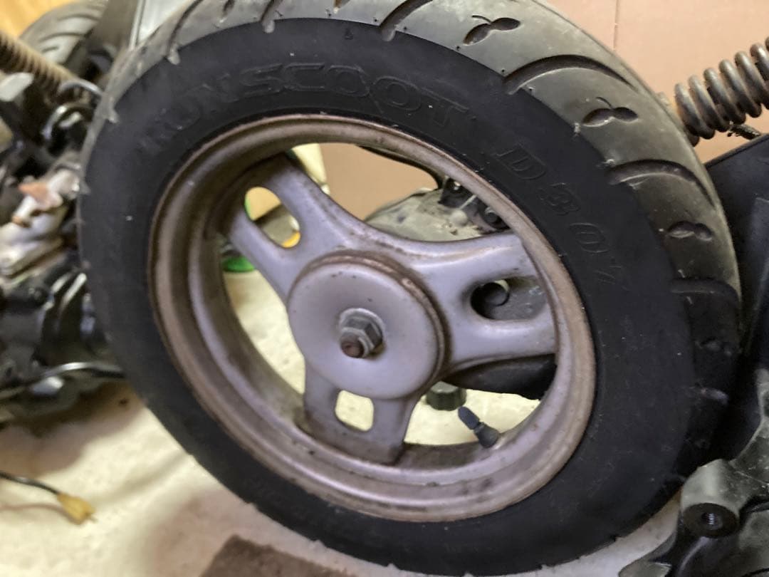 af27スーパーDIO純正太軸エンジンキャブリアホイールサス付