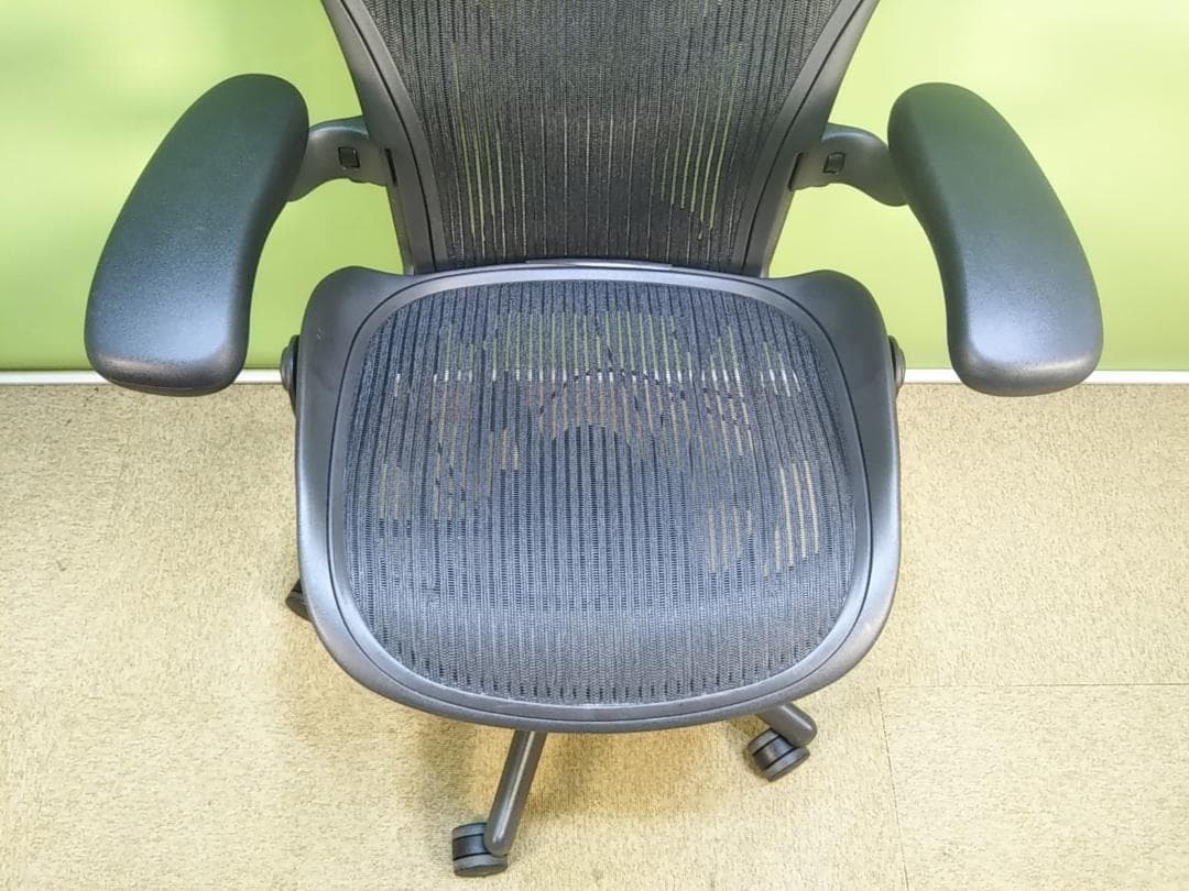 bj　アーロンチェア　Aサイズ　フル装備　レバー式可動肘　前傾機能有り　中古品