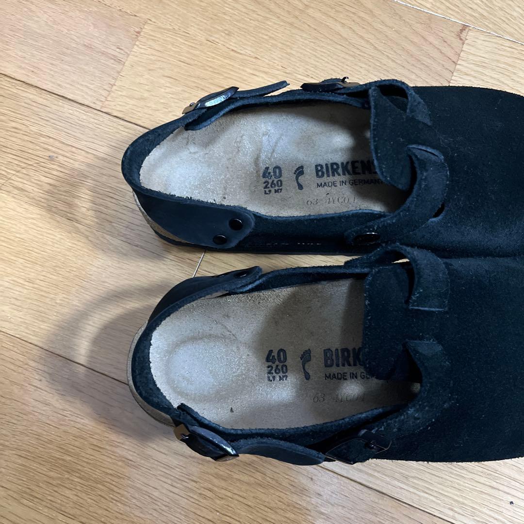 靴 BIRKENSTOCK TOKIO Suede 40 26.0cm