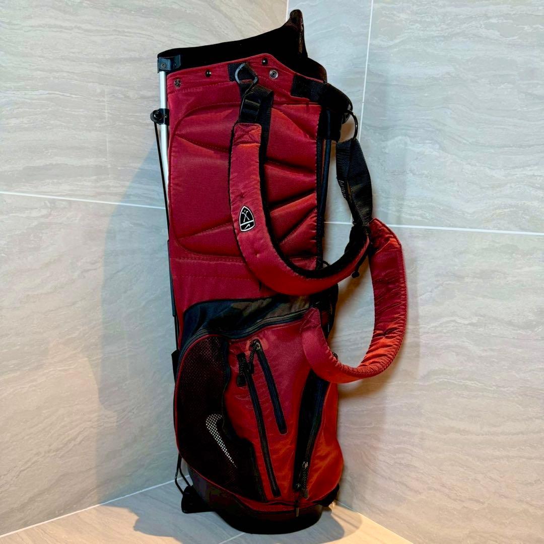 NIKE キャディバッグ　ワインレッド　軽量