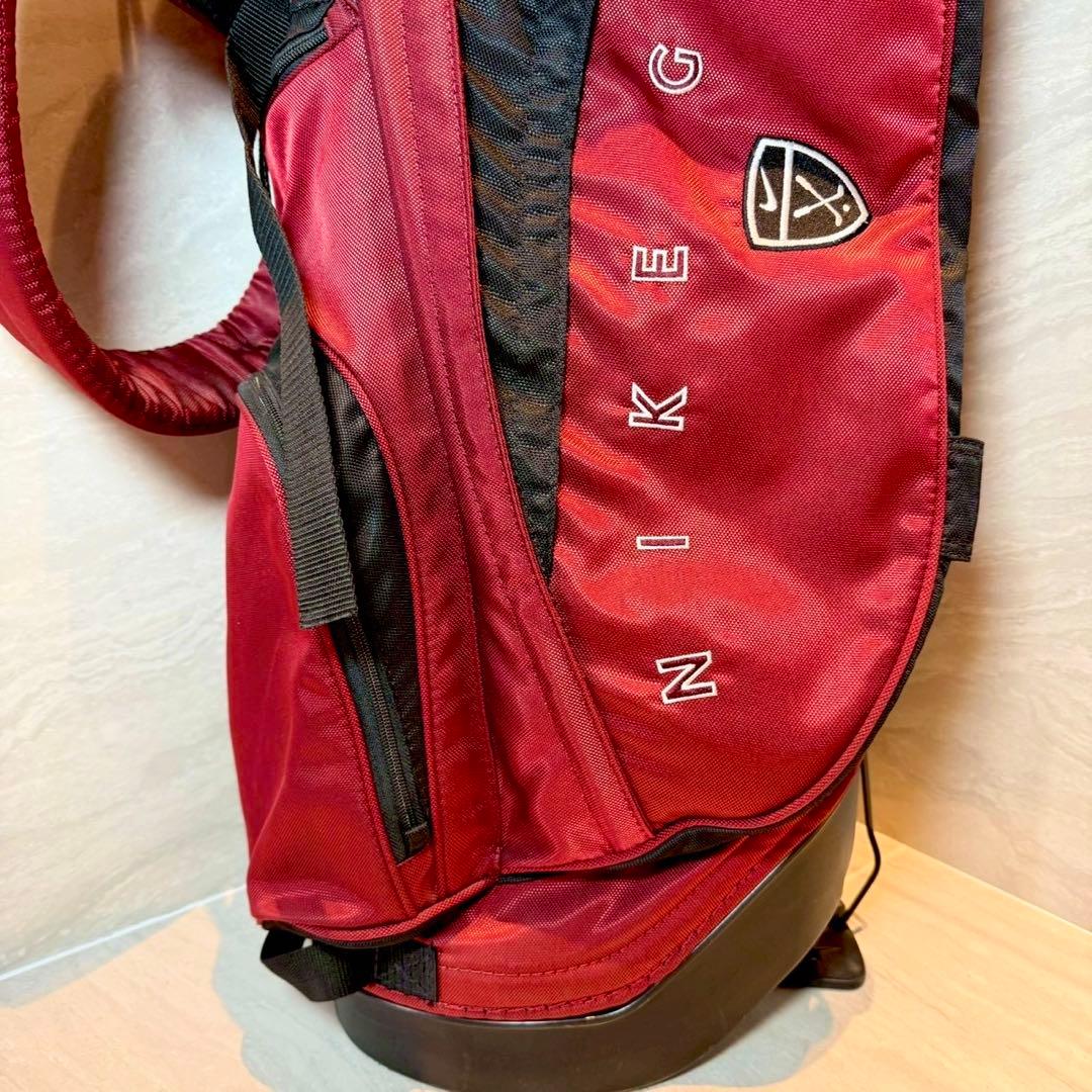 NIKE キャディバッグ　ワインレッド　軽量
