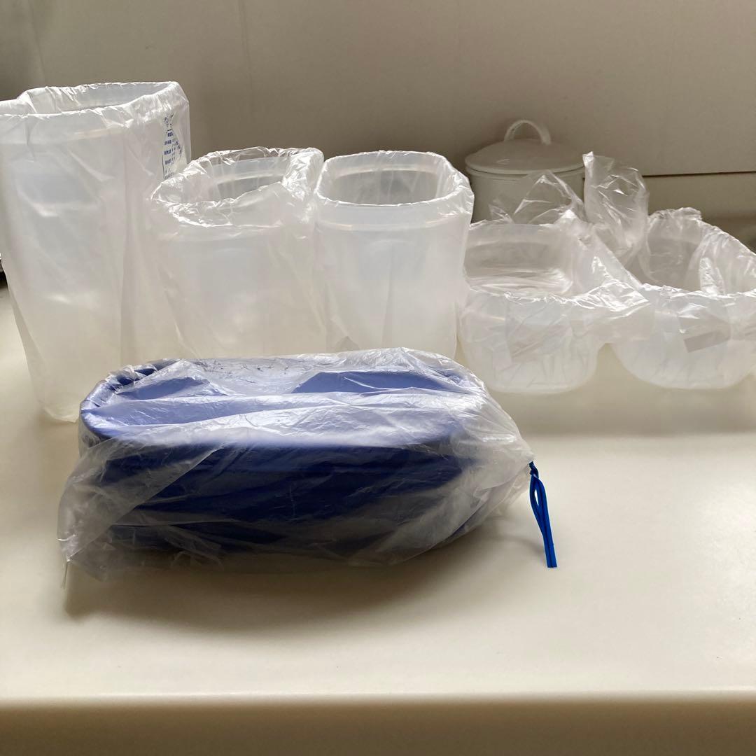 タッパーウェアＭＭだ円5個 [新品]