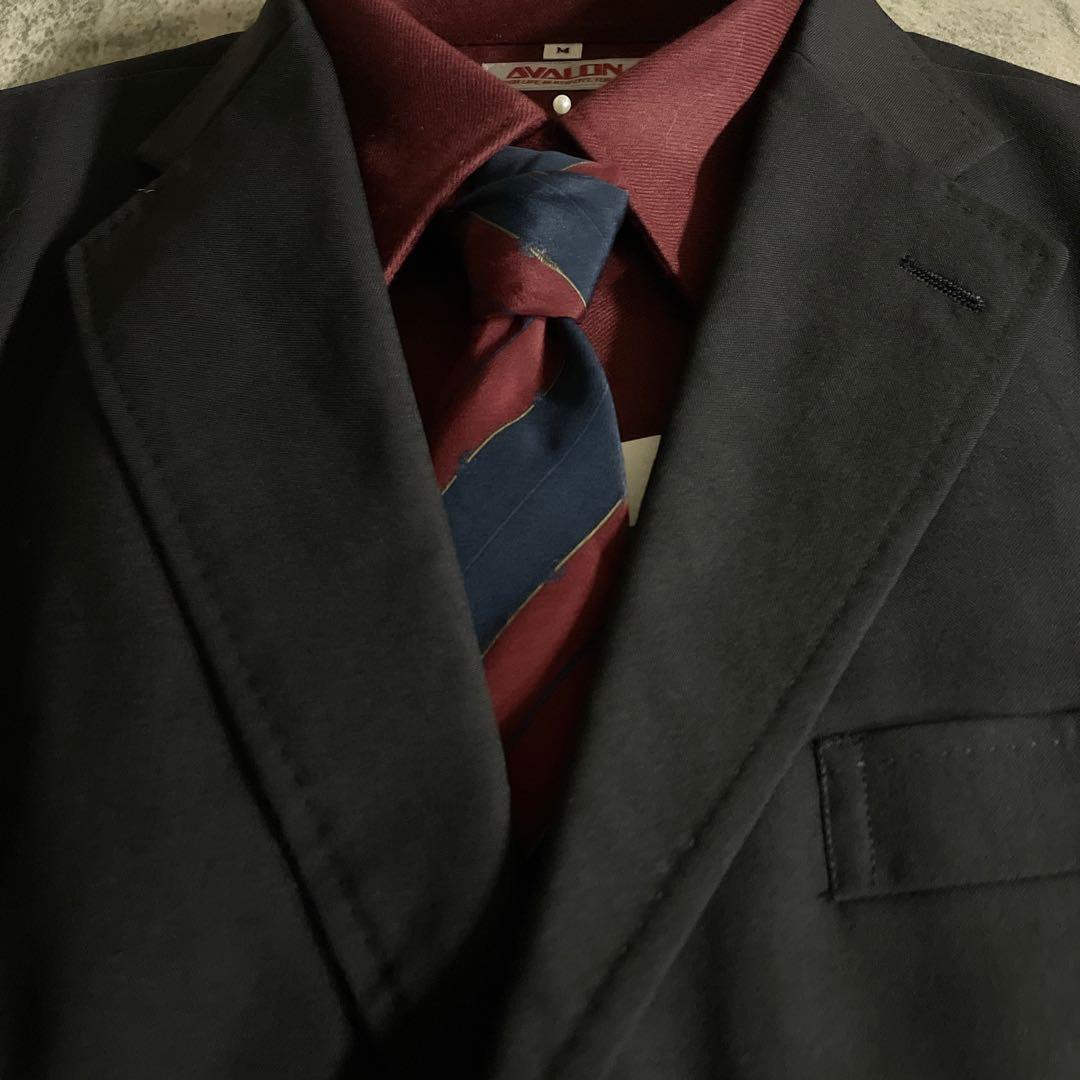 OLD GUCCI & LONG CHAMPネクタイ イタリア製生地 高級スーツ