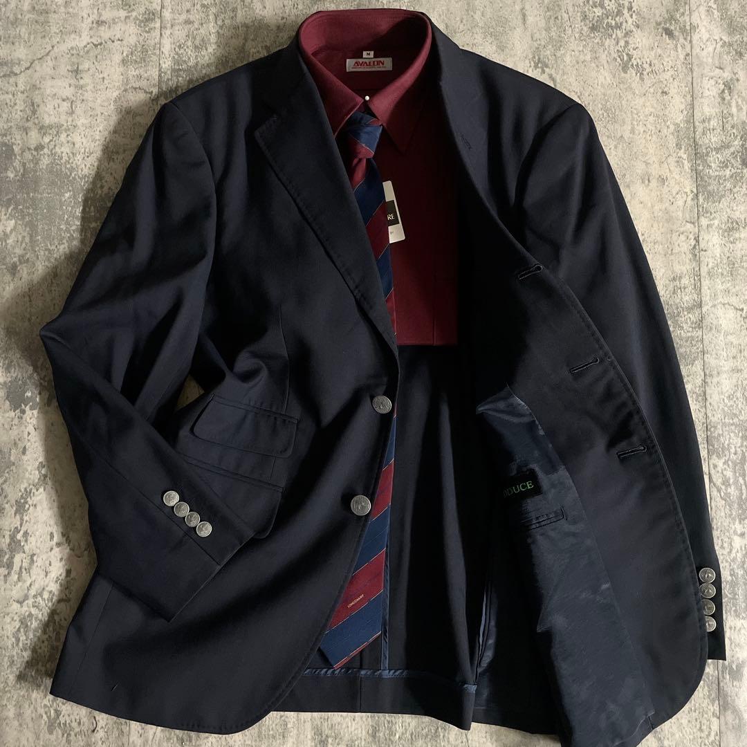 OLD GUCCI & LONG CHAMPネクタイ イタリア製生地 高級スーツ