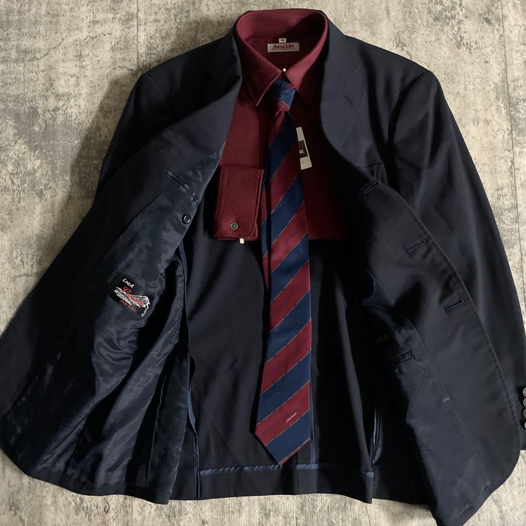 OLD GUCCI & LONG CHAMPネクタイ イタリア製生地 高級スーツ