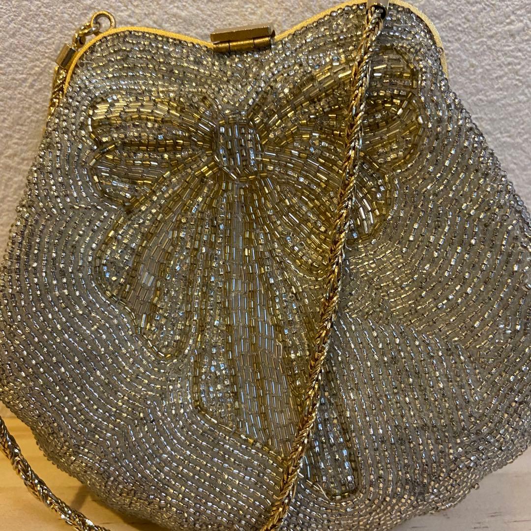 【RRQ】Pierre Balmain ビーズバッグ