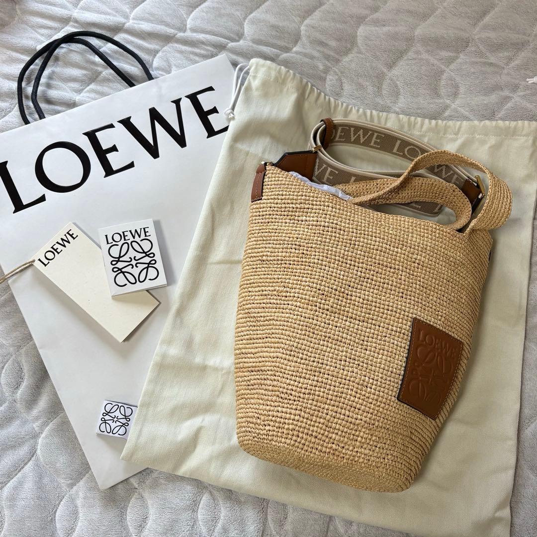LOEWE ラフィア かごバッグ　ロエベ