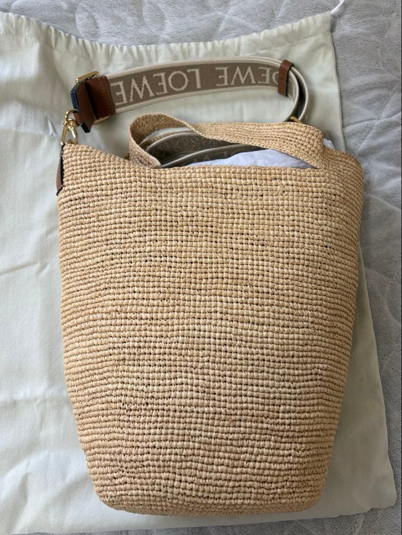 LOEWE ラフィア かごバッグ　ロエベ