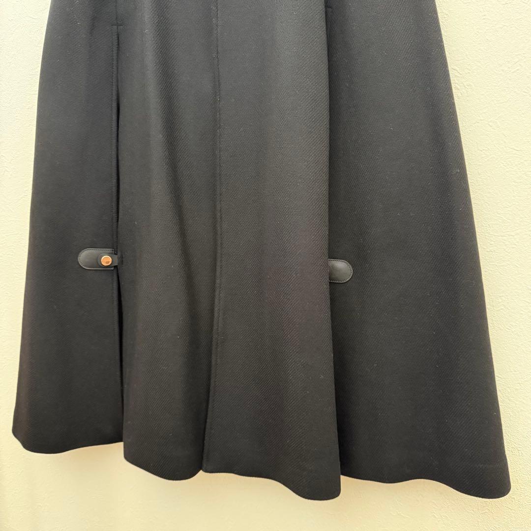 ZARA MANTECOポンチョケープコートゴールド金具即完売ブラック