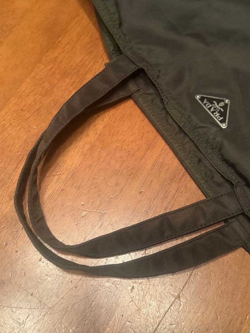 PRADA プラダ ロボット刺繍 ナイロントート 三角ロゴ