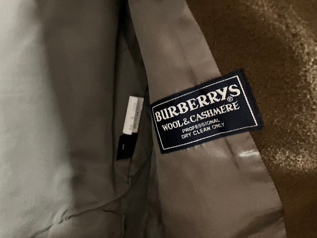 Burberrys 90s ヴィンテージ ダブル チェスターコート カシミヤ混