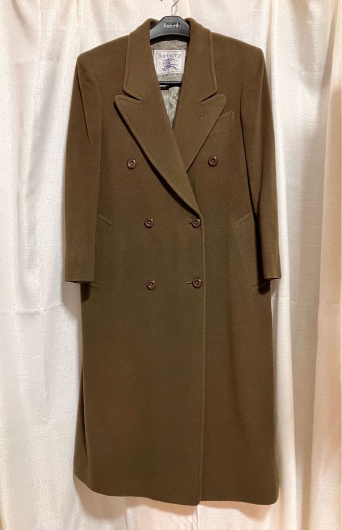 Burberrys 90s ヴィンテージ ダブル チェスターコート カシミヤ混