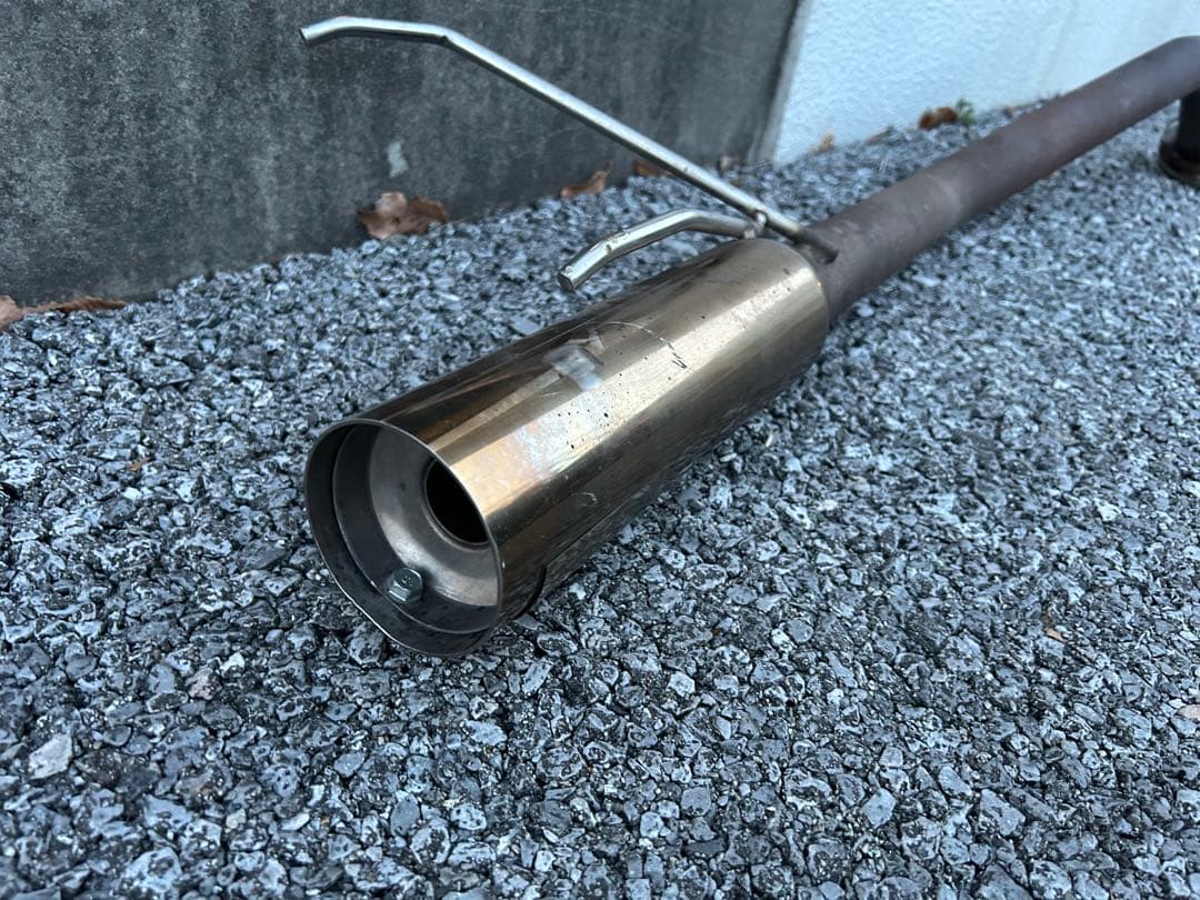 GE フィット ゼロファイター リアピース マフラー