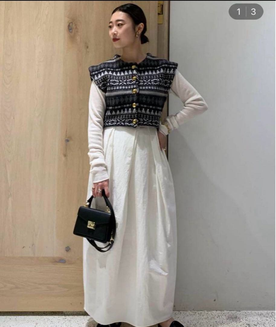 e*m様 カレンソロジー　フェアアイルニットベスト