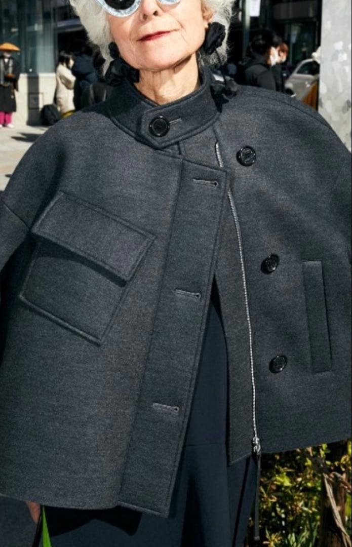 ENFOLD ウールボンディングショートコート