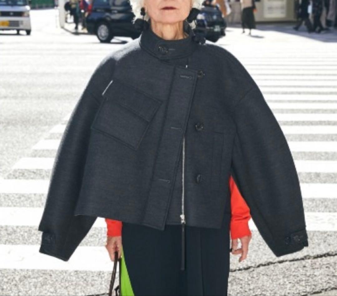 ENFOLD ウールボンディングショートコート