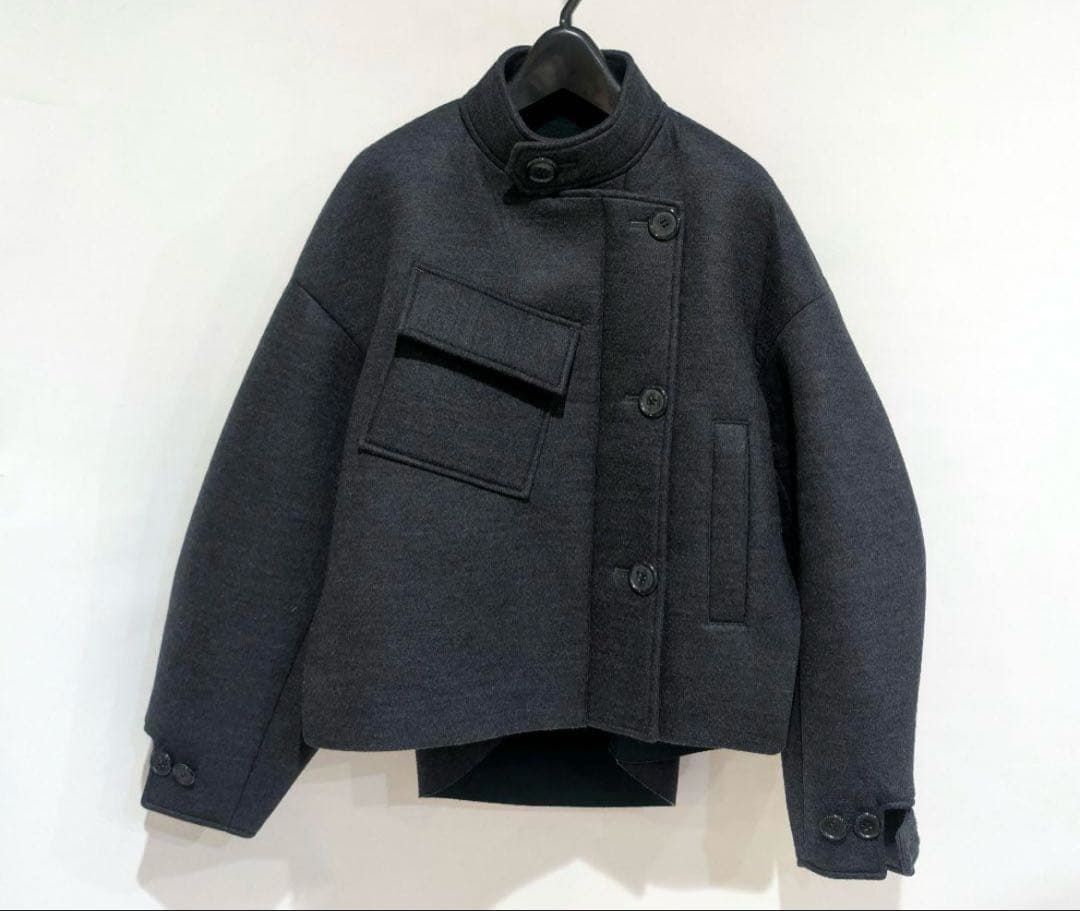 ENFOLD ウールボンディングショートコート