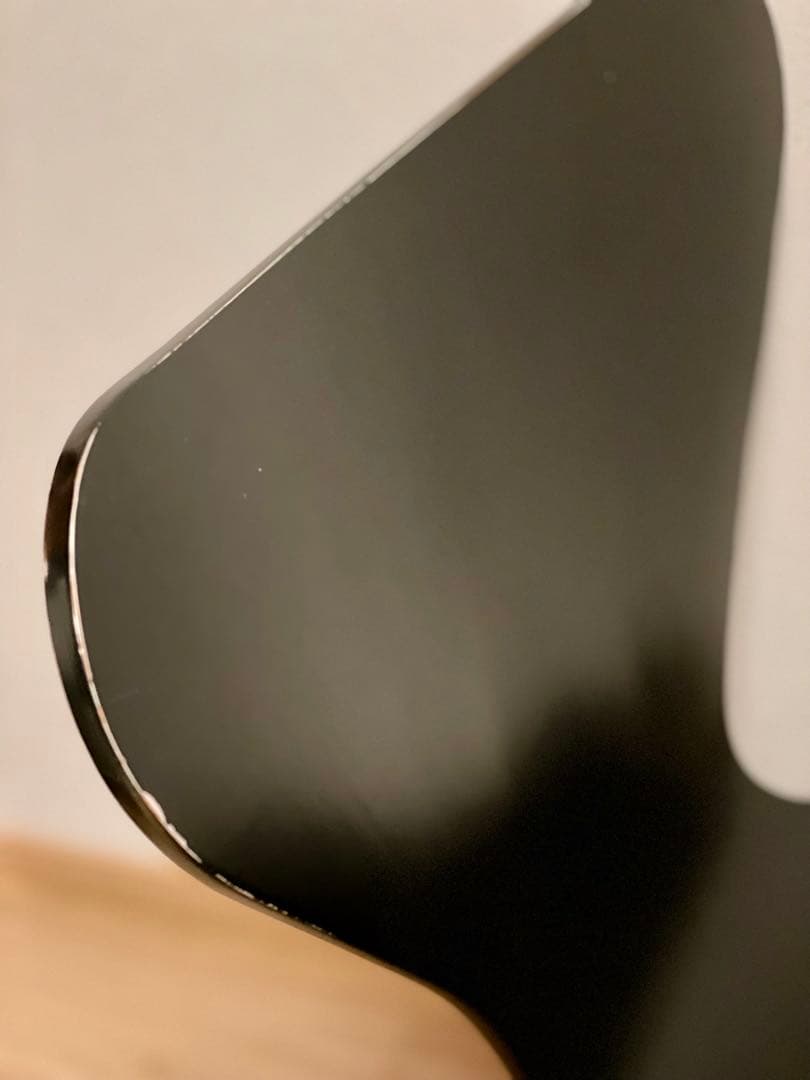 セブンチェア フリッツ・ハンセン ブラック キャスター付 昇降式