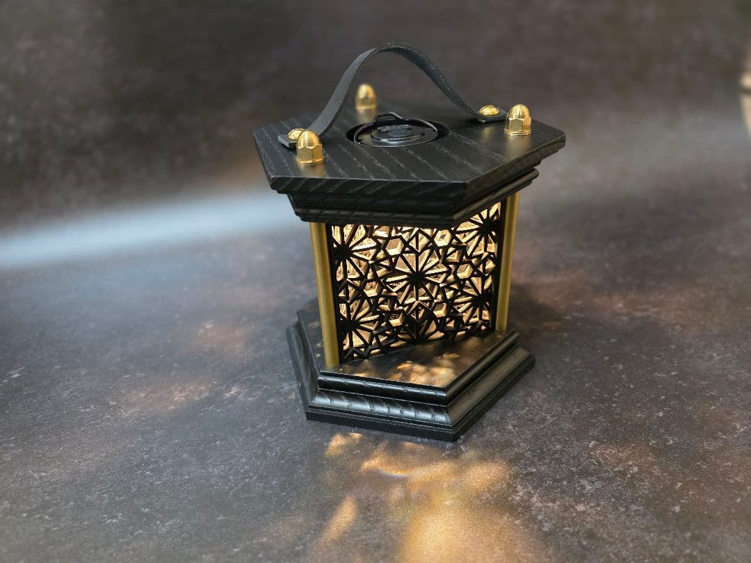 ゴールゼロ・38灯・ミニマライト対応 ランタンシェード カバー リンド ブラック